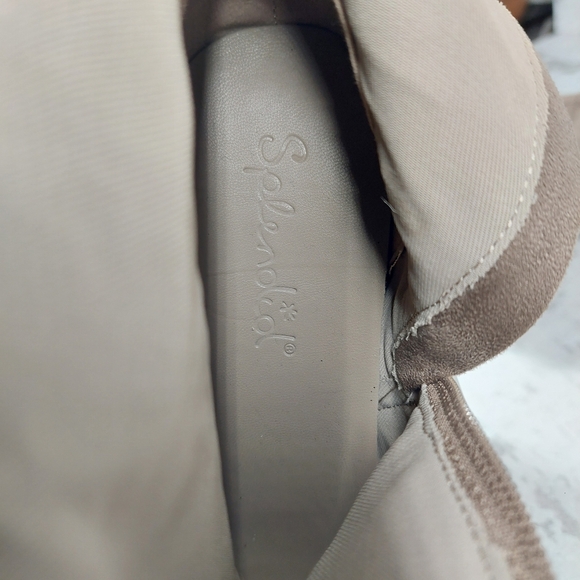 NEW Splendid Vivie Beige Block Heel Zip Up Knee High Boots W929 - Picture 9 of 12